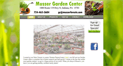 Desktop Screenshot of mussergardencenter.com