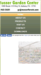 Mobile Screenshot of mussergardencenter.com